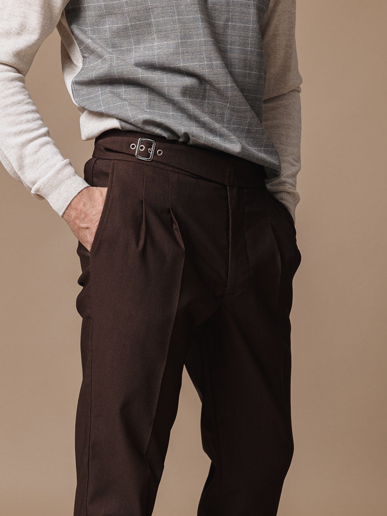 Кафяв панталон тип Гурка