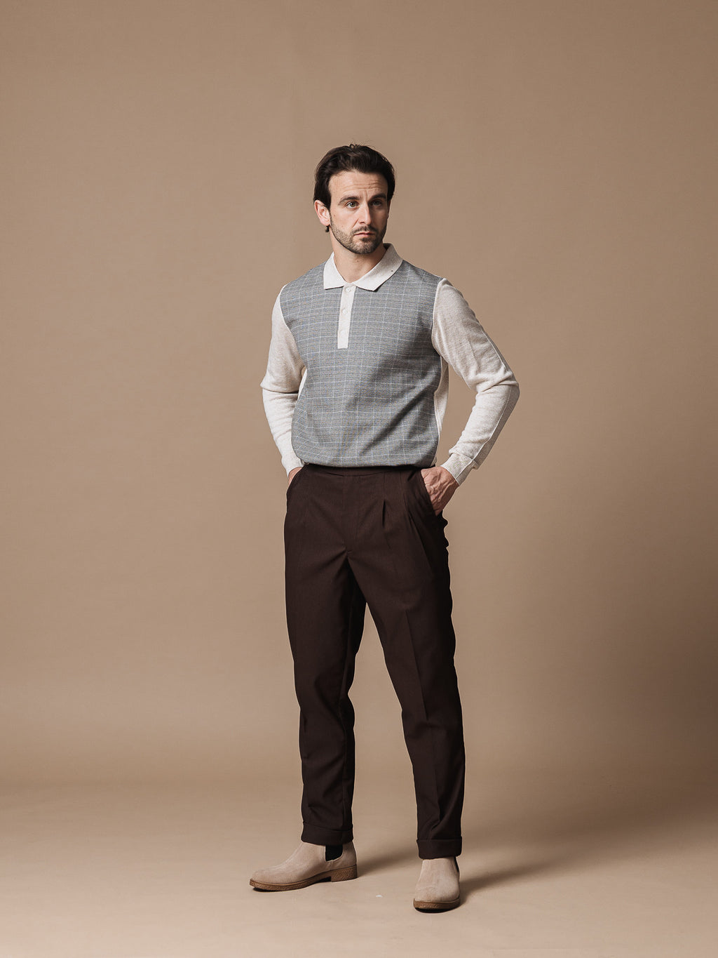 Кафяв панталон тип Гурка