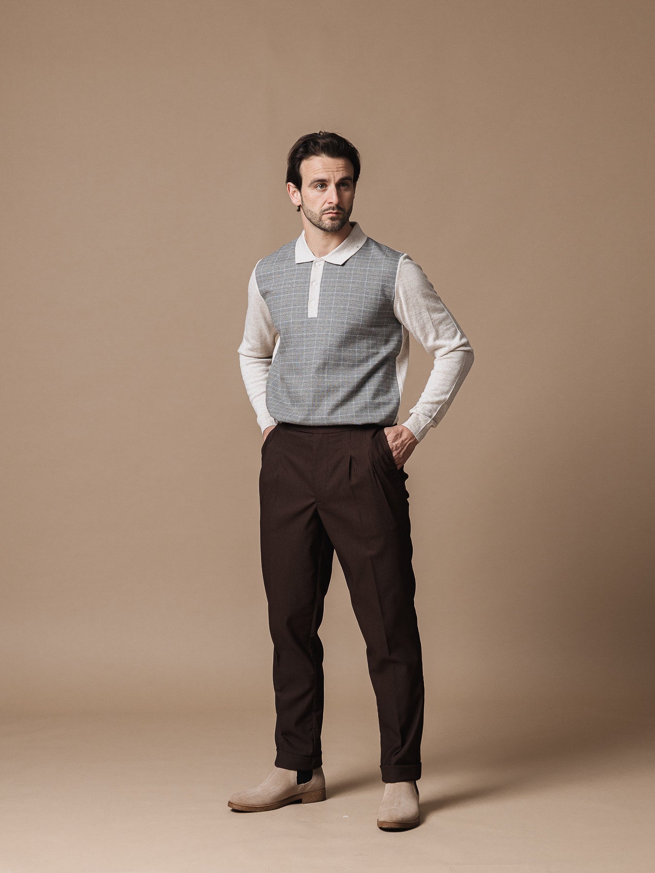 Кафяв панталон тип Гурка