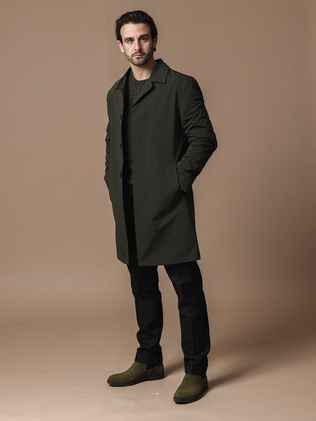 Зелен шлифер